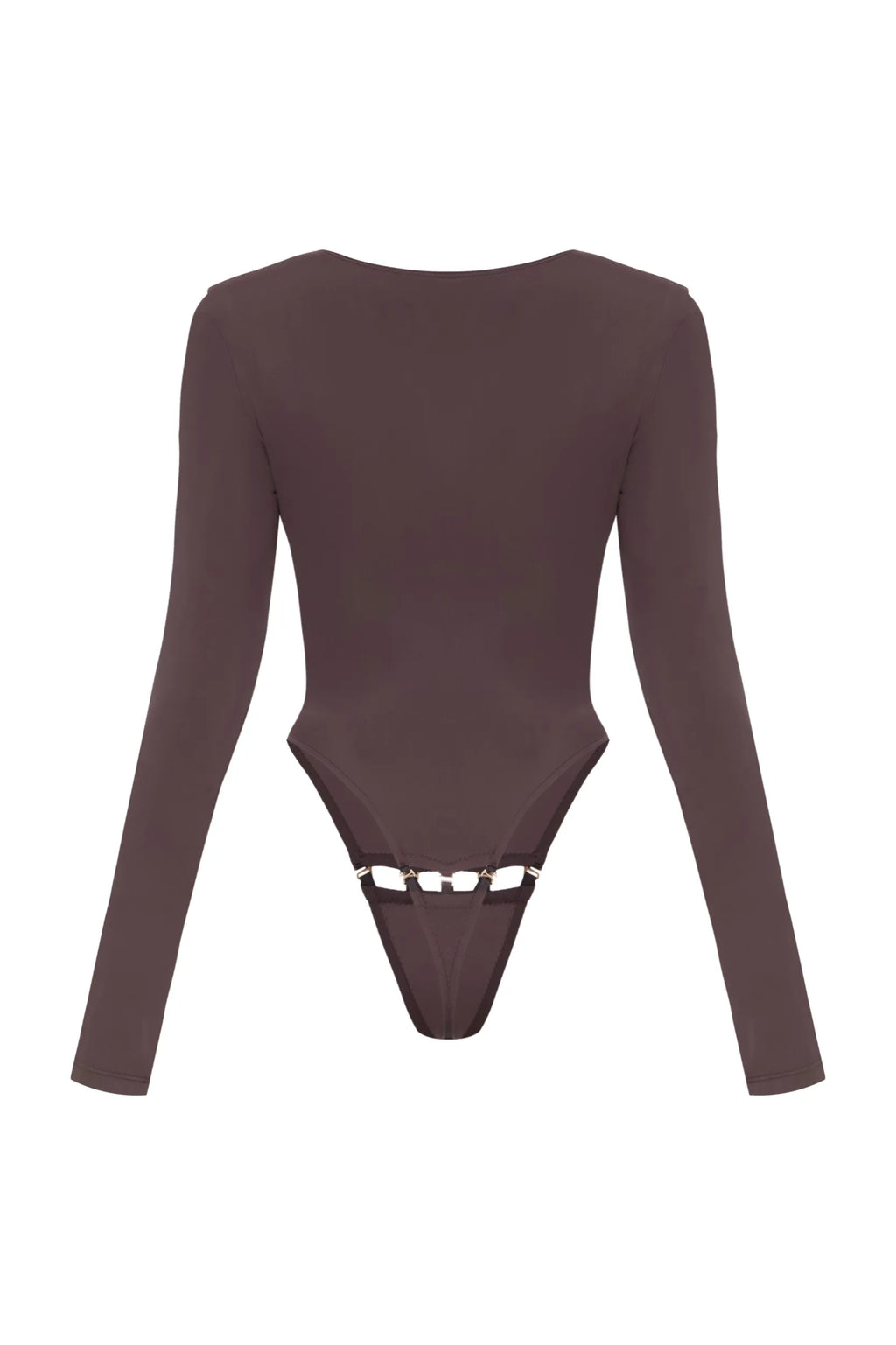 BODYSUIT “ THE SOUND OF VINYL “ DARK CHOCOLATE