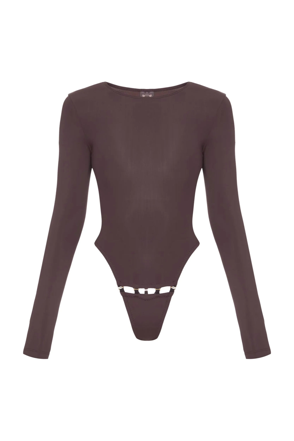 BODYSUIT “ THE SOUND OF VINYL “ DARK CHOCOLATE