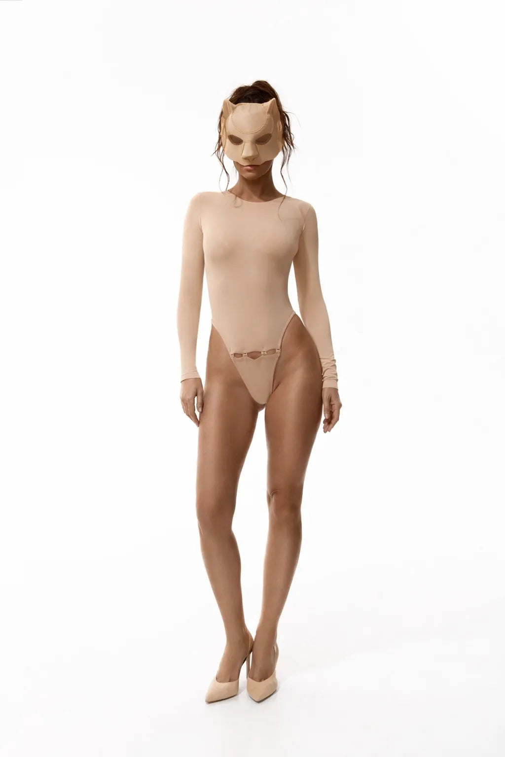 BODYSUIT “ THE SOUND OF VINYL “ VANILLA CHOCOLATE