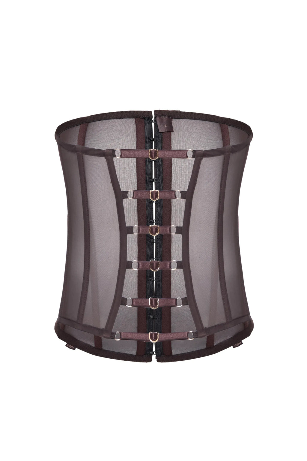 CORSET “ THE SOUND OF VINYL “ DARK CHOCOLATE