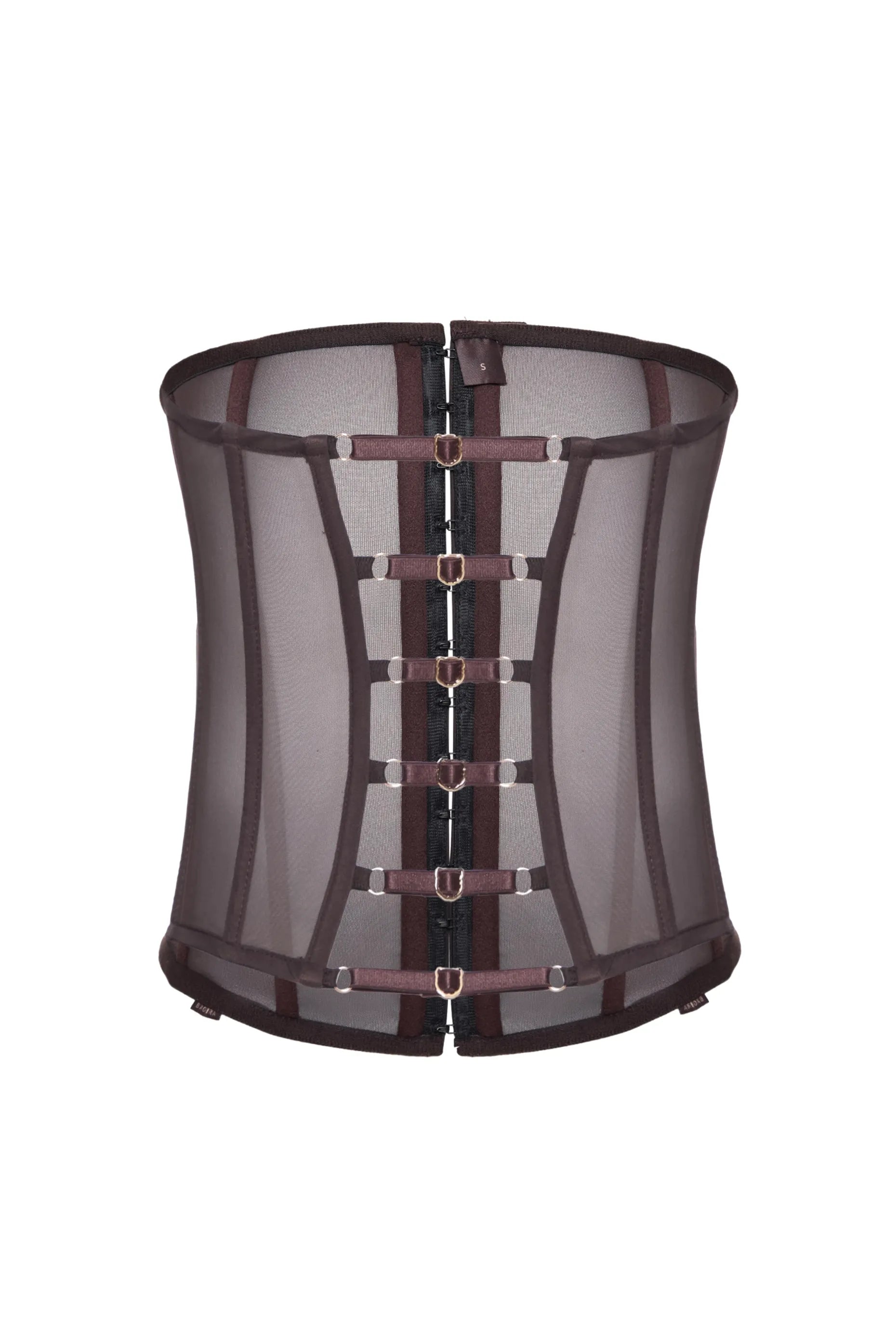 CORSET “ THE SOUND OF VINYL “ DARK CHOCOLATE