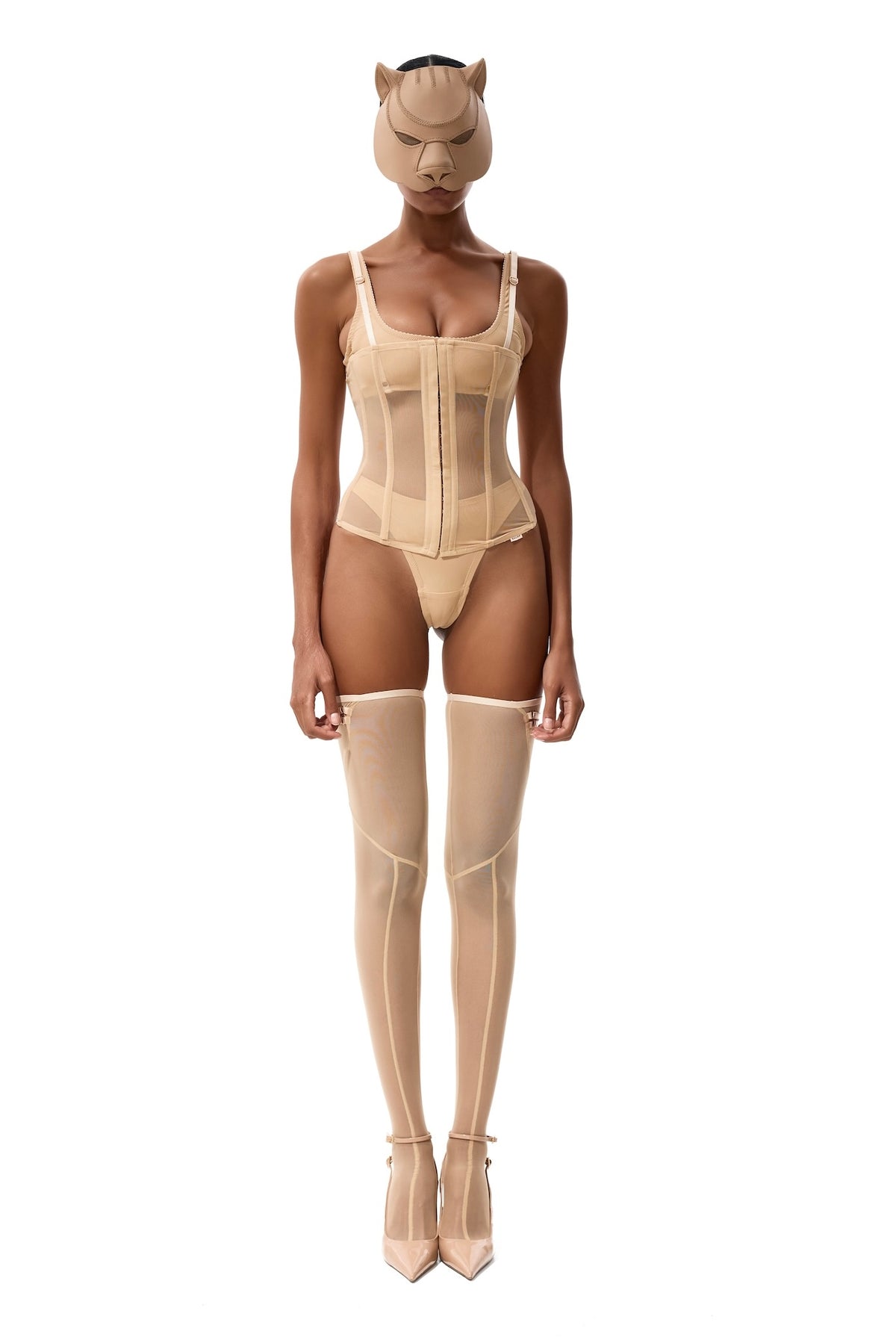 STOCKINGS “THE SOUND OF VINYL“ VANILLA CHOCOLATE