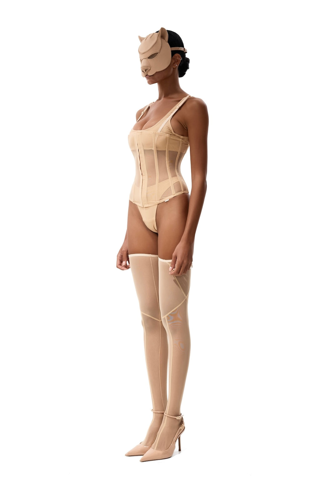 STOCKINGS “THE SOUND OF VINYL“ VANILLA CHOCOLATE