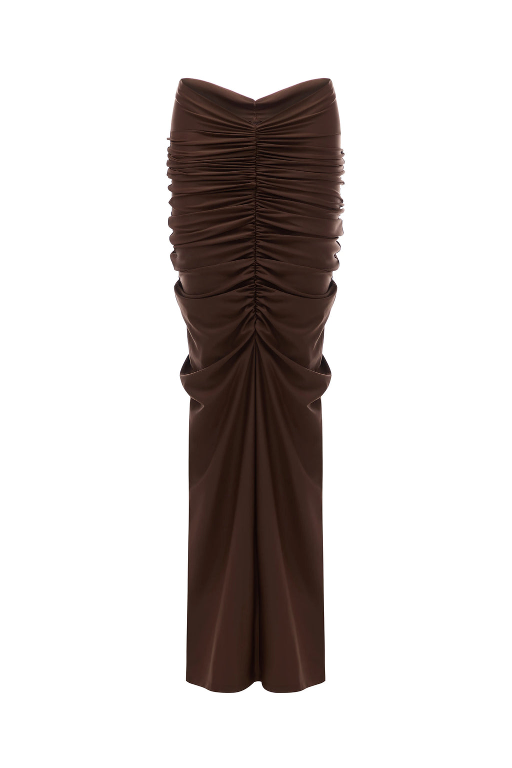 DRAPED MAXI SKIRT